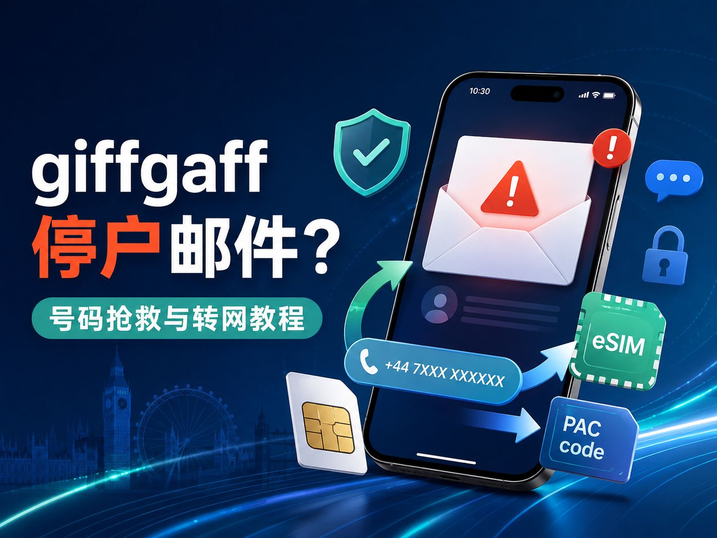giffgaff 长期海外用户收到停户邮件:号码抢救与携号转网教程