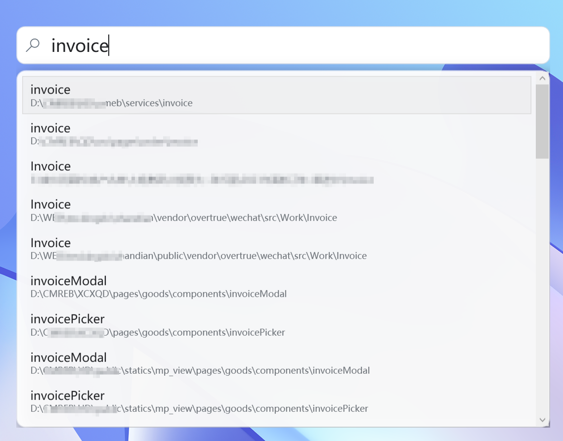 QuickFind: A Lightweight Windows Search and Folder Switching Tool
